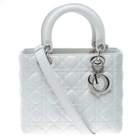 dior white leather bag|affordable dior bag.